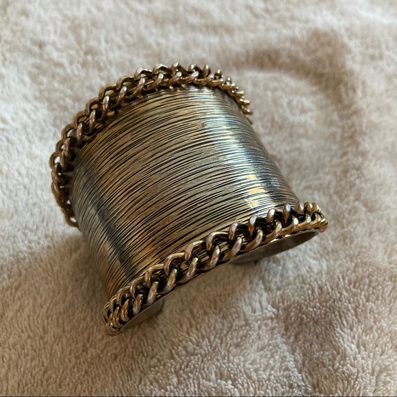 Mango goldtone cuff bracelet - Picture 3 of 9